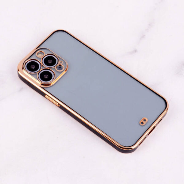 قاب ژله ای دور رنگی محافظ لنزدار مشکی iPhone 13 Pro